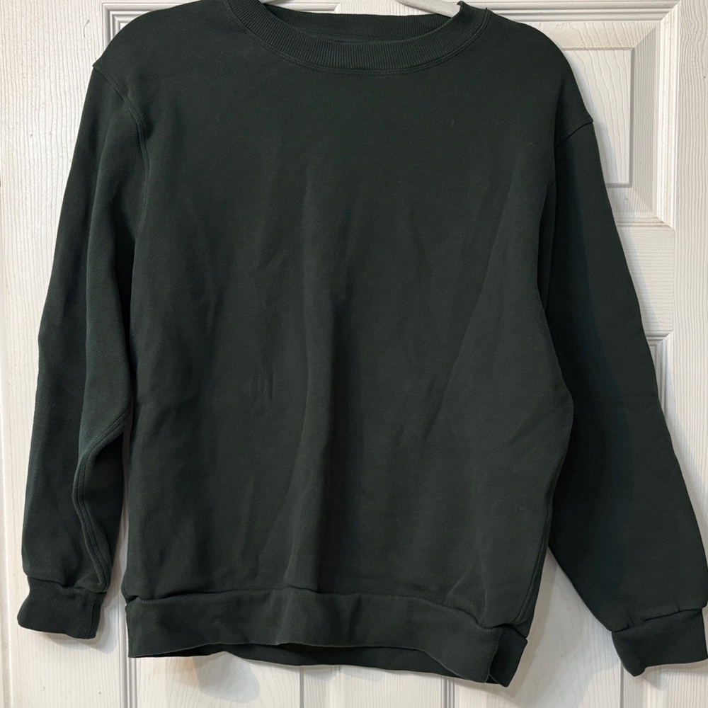 lululemon athletica men’s Dark Green Crewneck Sweater. Steady state crew